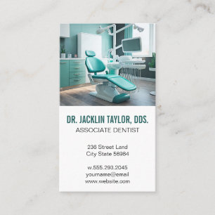 Tarjeta De Visita Presidente de la Oficina Dental Atención de salu