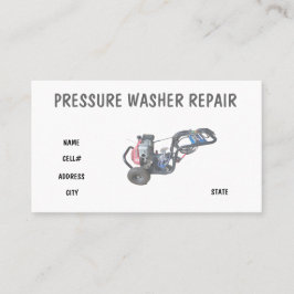 Tarjeta De Visita Pressure Washer Repair