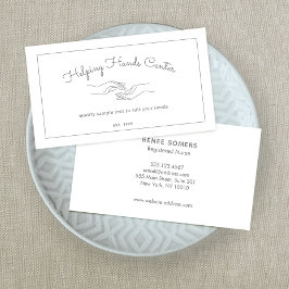 Tarjeta De Visita Prestador de cuidados para pacientes adultos ambul