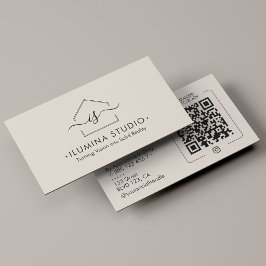Tarjeta De Visita Prestamista de hipoteca de agente inmobiliario Mon