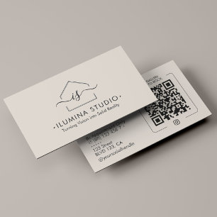 Tarjeta De Visita Prestamista de hipoteca de agente inmobiliario Mon