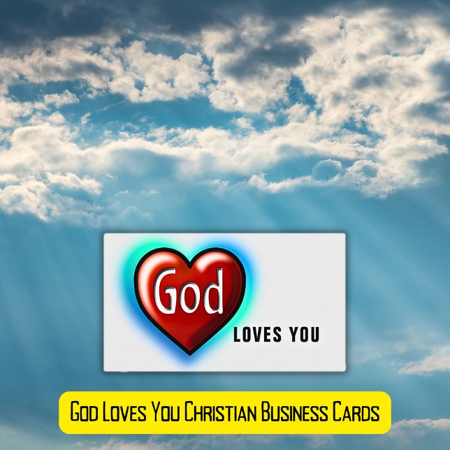 Tarjeta De Visita PRESUPUESTO Dios te ama cristiano (Business Card Size Gospel Tract)