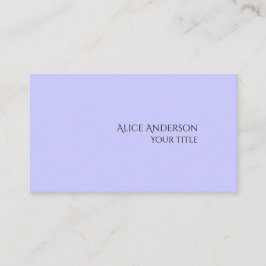 Tarjeta De Visita Presupuesto simple Un color sólido estilo moderno