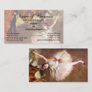 Tarjeta De Visita Prima Ballerina Rosita Mauri, la estrella Edgar De