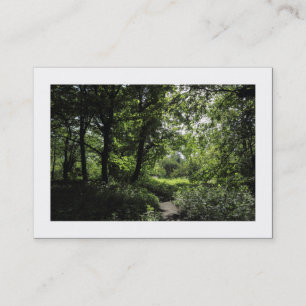 Tarjeta De Visita Primavera en el bosque 03 (Bordeado)