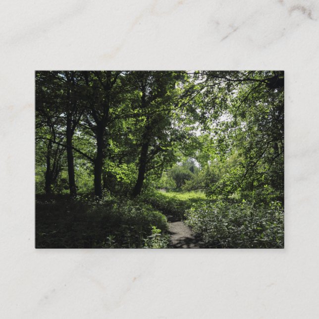 Tarjeta De Visita Primavera en los bosques 03 (Anverso)