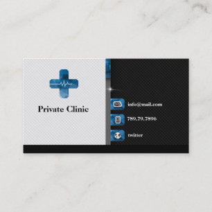 Tarjeta De Visita Primeros auxilios de la medicina médica del médico