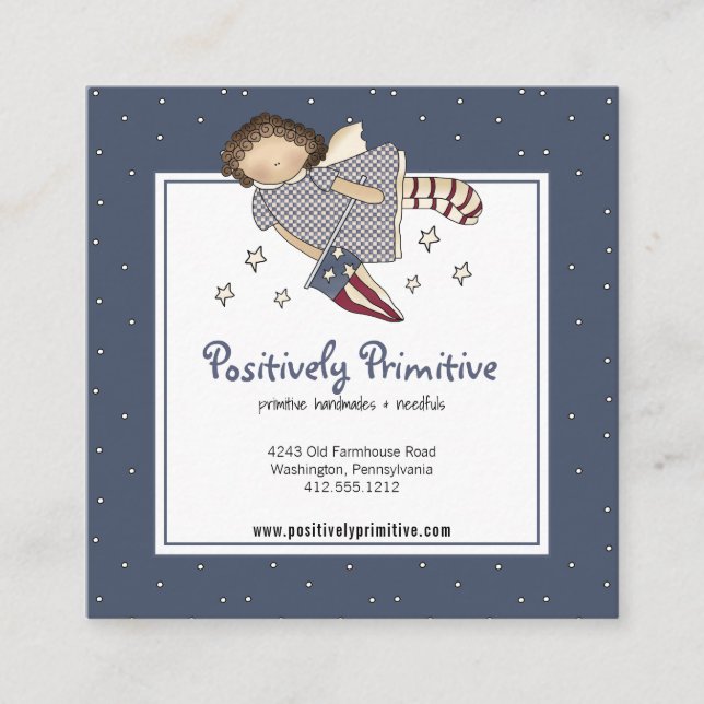 Tarjeta de visita Primitive Stars (Anverso)
