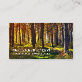 Tarjeta De Visita Pro Photography (Forest)