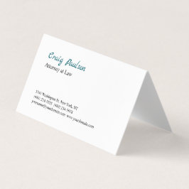 Tarjeta De Visita Procurador de moda en Derecho Especial Único