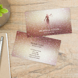 Tarjeta De Visita Procurador jurídico moderno en suministros de la o