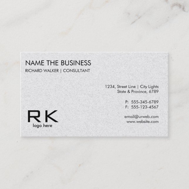 Tarjeta De Visita Procurador profesional elegante y sutil (Anverso)