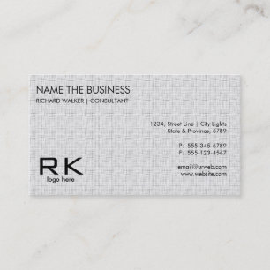 Tarjeta De Visita Procurador profesional elegante y sutil