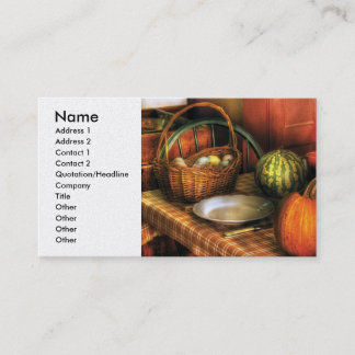 Tarjeta De Visita Producir - Cosecha de Pascua