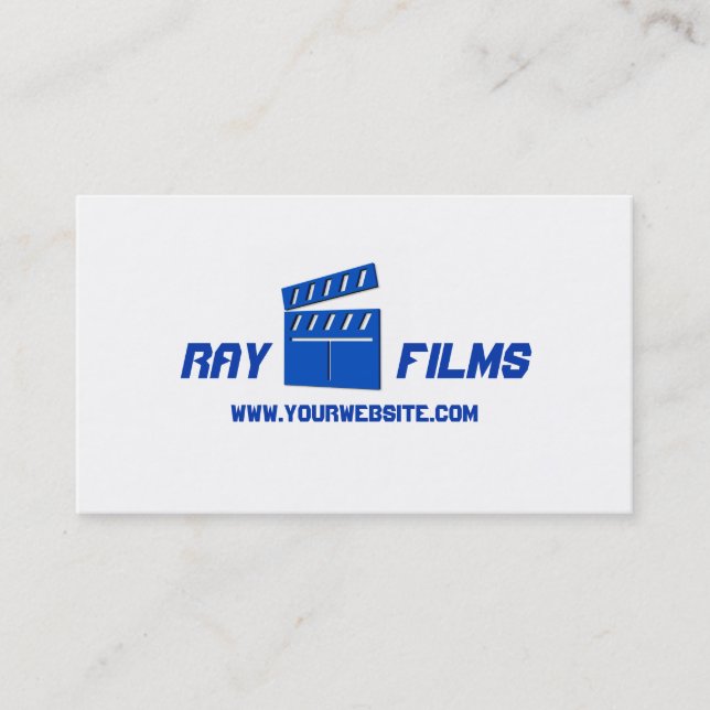 Tarjeta De Visita Productor Director de Film Maker (Anverso)