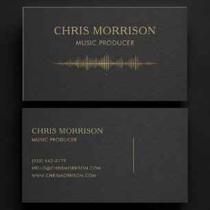 Tarjeta De Visita Productor Musical