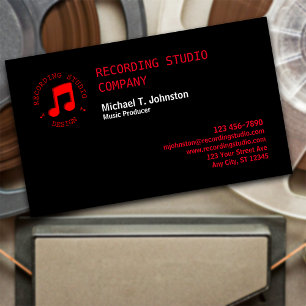 Tarjeta De Visita Productor musical
