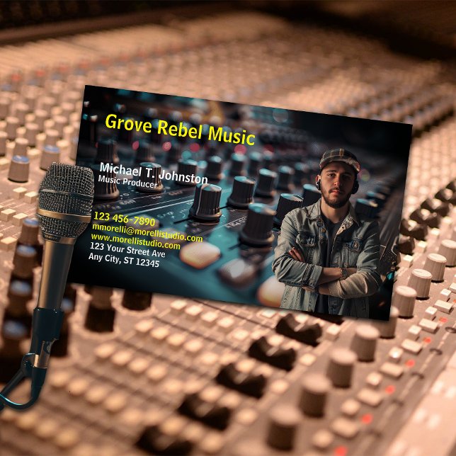 Tarjeta De Visita Productor musical (Subido por el creador)
