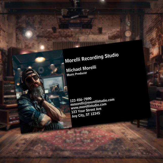 Tarjeta De Visita Productor musical (Subido por el creador)