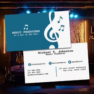 Tarjeta De Visita Productor musical
