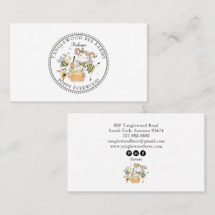 Tarjeta De Visita Productos de miel de abeja melífera Apiario Apicul