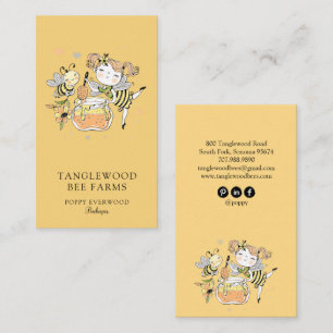 Tarjeta De Visita Productos de miel de abeja melífera Apiario Apicul
