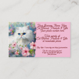Tarjeta De Visita Productos temáticos de gato y regalos Kitty Shop E