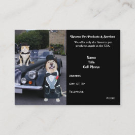 Tarjeta De Visita Productos y servicios del mascota