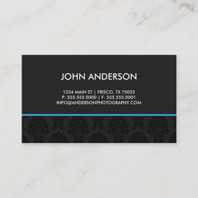 Tarjeta de visita profesional (Anverso)