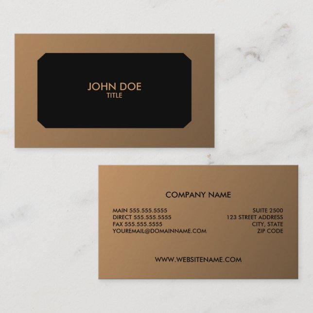 Tarjeta De Visita Profesional/abogado (Anverso / Reverso)