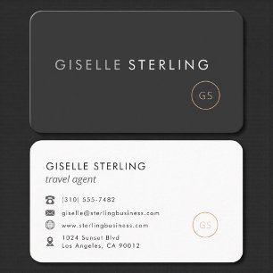 Tarjeta De Visita Profesional Agente de Viajes