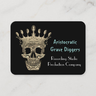 Tarjeta De Visita Profesional aristocrático del negro II del cráne