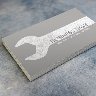 Tarjeta De Visita Profesional automotriz del mecánico del coche de