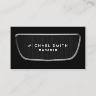 Tarjeta De Visita Profesional automotriz del mecánico del vendedor