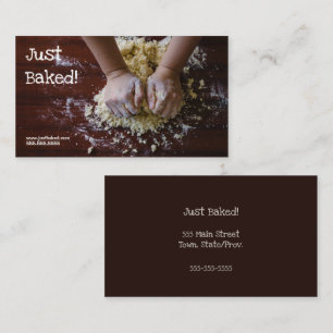 Tarjeta de visita profesional Baker