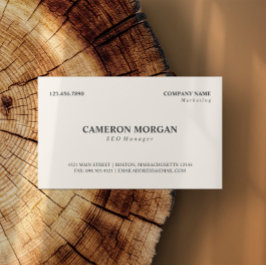 Tarjeta De Visita Profesional básico