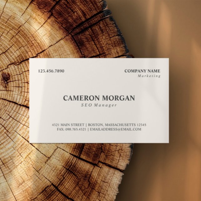 Tarjeta De Visita Profesional básico (Subido por el creador)