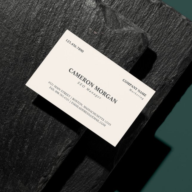 Tarjeta De Visita Profesional básico (Subido por el creador)