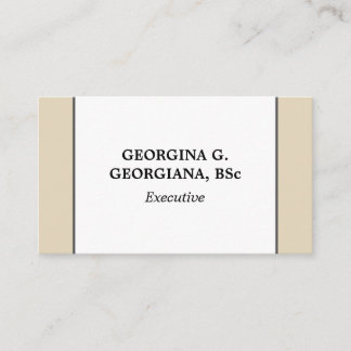 Tarjeta de visita profesional clásica y tradiciona