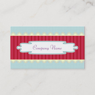 Tarjeta De Visita Profesional clásico, elegante, dulce, artesano