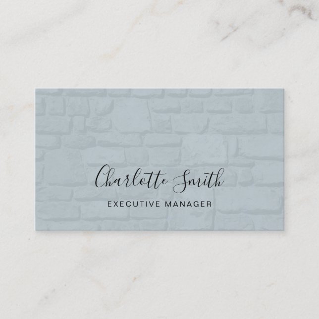 Tarjeta De Visita Profesional Clásico minimalista (Anverso)