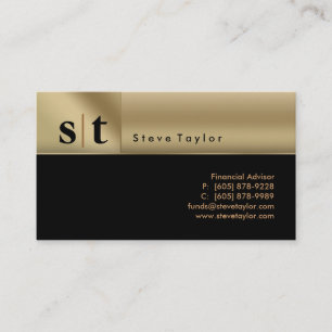 Tarjeta de visita profesional con clase del negro