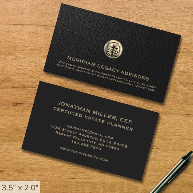 Tarjeta De Visita Profesional con logotipo elegante Gold (Subido por el creador)