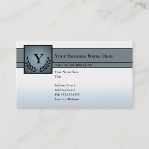 Tarjeta De Visita profesional con monograma