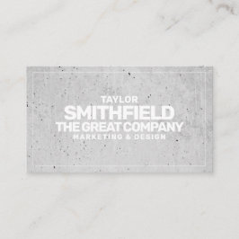 Tarjeta de visita profesional concreta