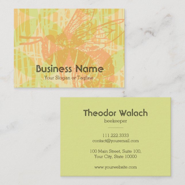 Tarjeta De Visita Profesional de Apuesta de Oro Verde Rosa de moda (Anverso / Reverso)