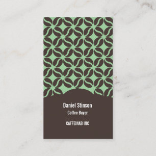 Tarjeta de visita profesional de Barista