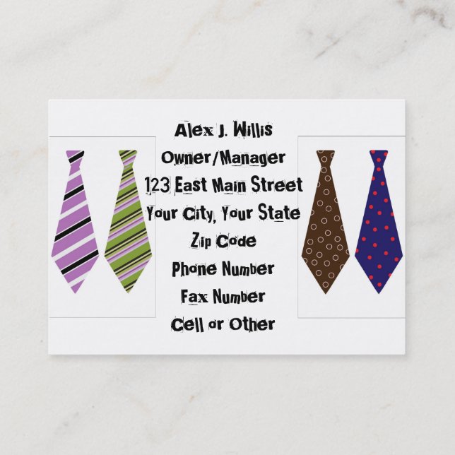 Tarjeta De Visita Profesional de Business Office (Reverso)