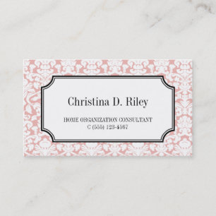 Tarjeta De Visita Profesional de consultor de tramas de borde de dam