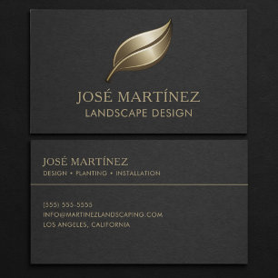 Tarjeta De Visita Profesional de diseño de paisajes